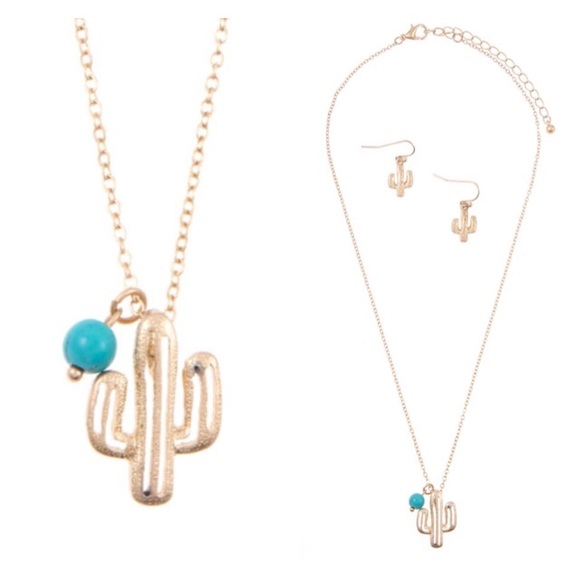 SwankStyles Jewelry - Cactus Charm Necklace